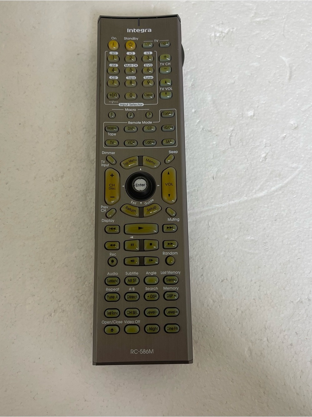 INTEGRA RC-586M HOME AUDIO RECEIVER REMOTE CONTROL DTR-6.5 DTR-5.5 Tested Oem